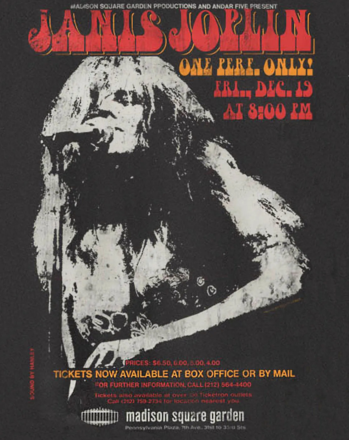 Amplified Janis Joplin Womens T-Shirt