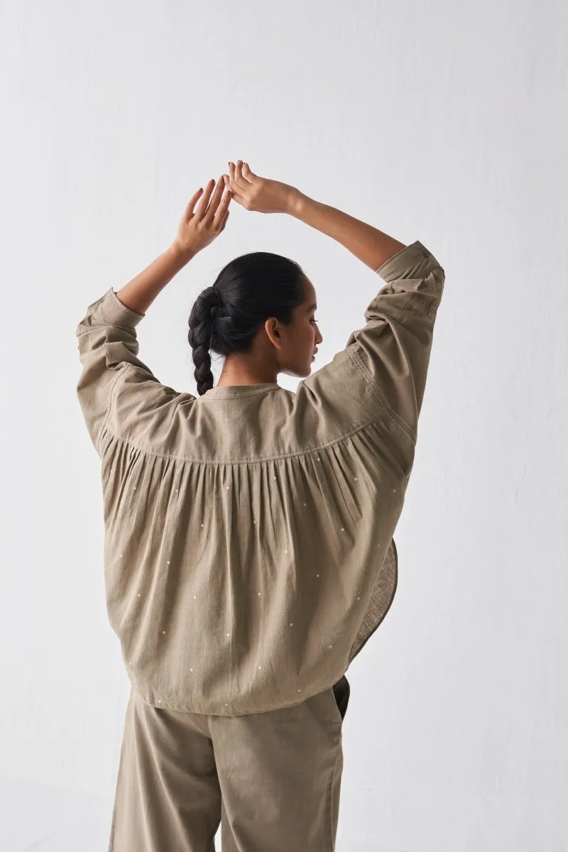 Bat Sleeve Top - Sage