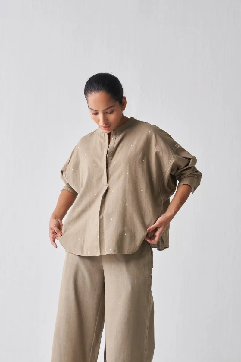 Bat Sleeve Top - Sage