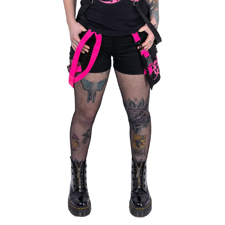 DANGER ZONE SHORTS - BLACK/PINK