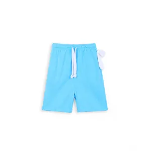 Girls Aqua Soft Cotton Short With Side knote