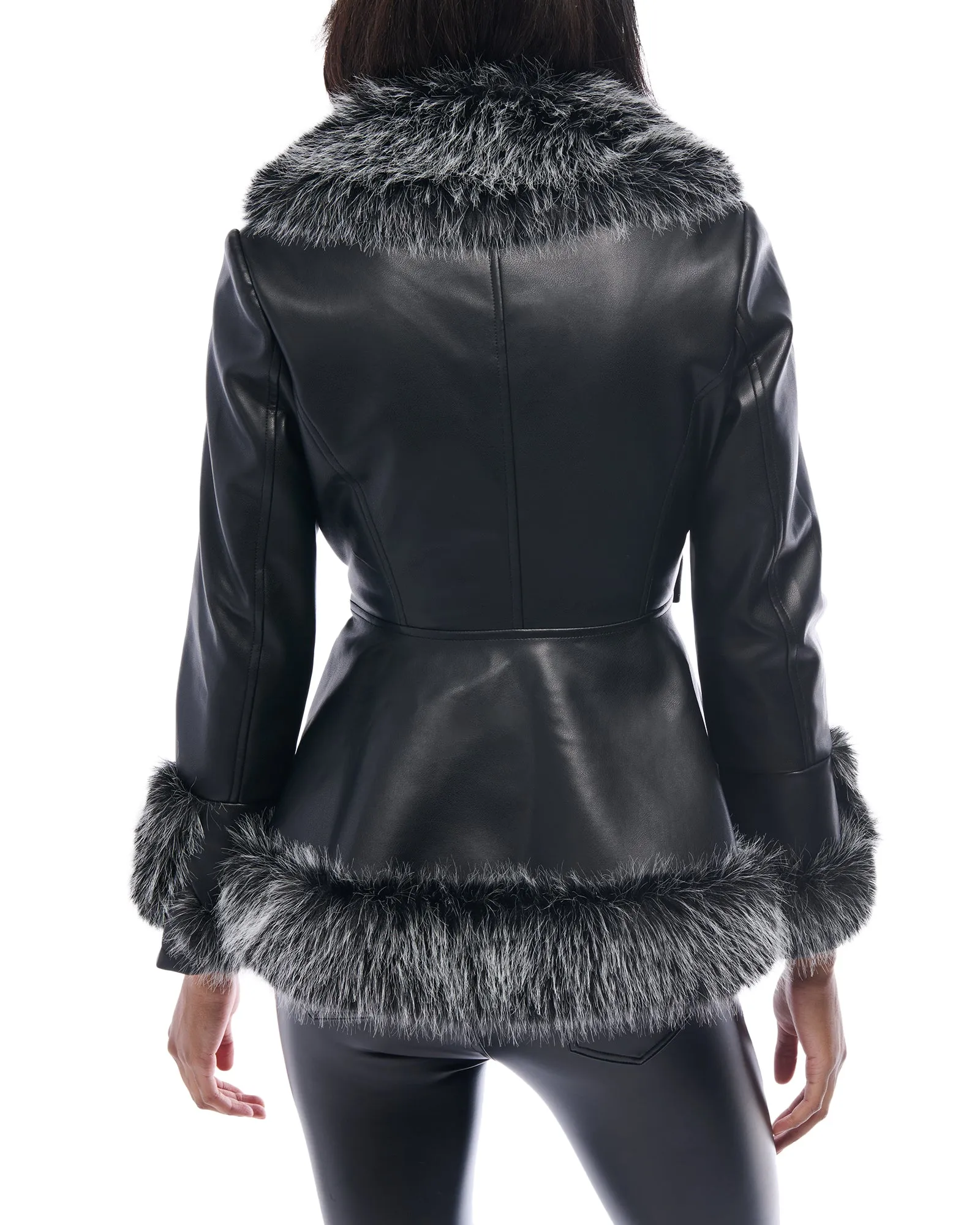 KENZY-NEW FAUX FUR JACKET