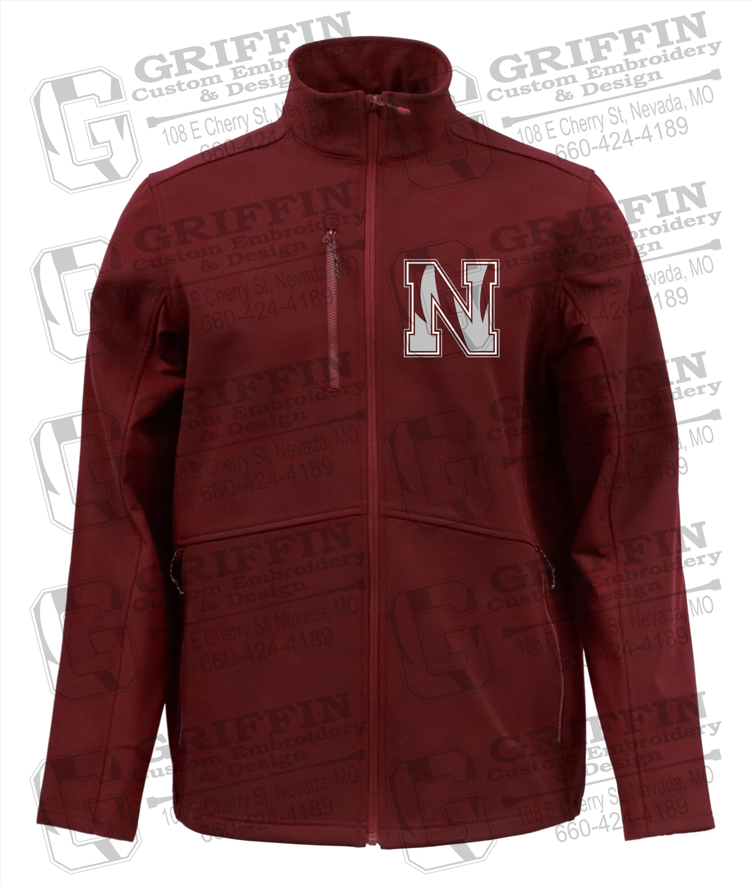 Mens Softshell Jacket - Nevada Tigers N Logo