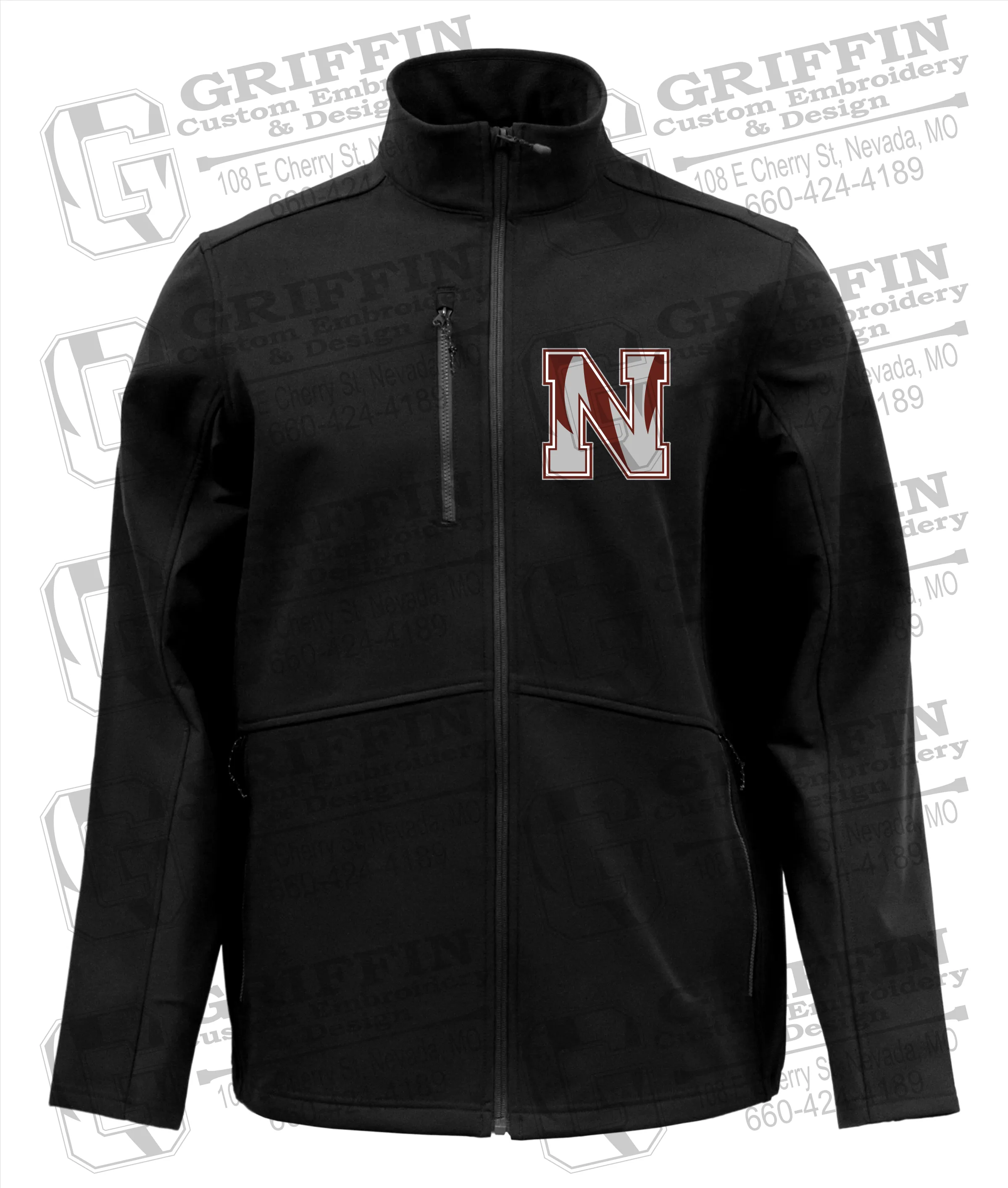 Mens Softshell Jacket - Nevada Tigers N Logo