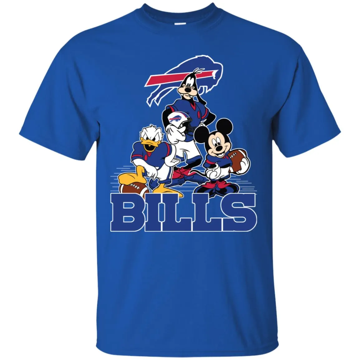 Mickey Mouse Buffalo Bills American Football Nfl Sports Shirt
