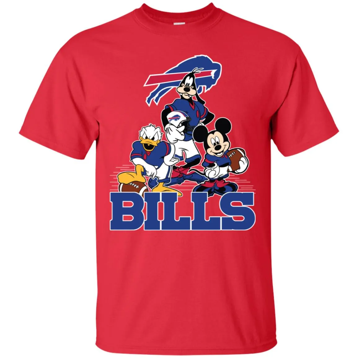 Mickey Mouse Buffalo Bills American Football Nfl Sports Shirt