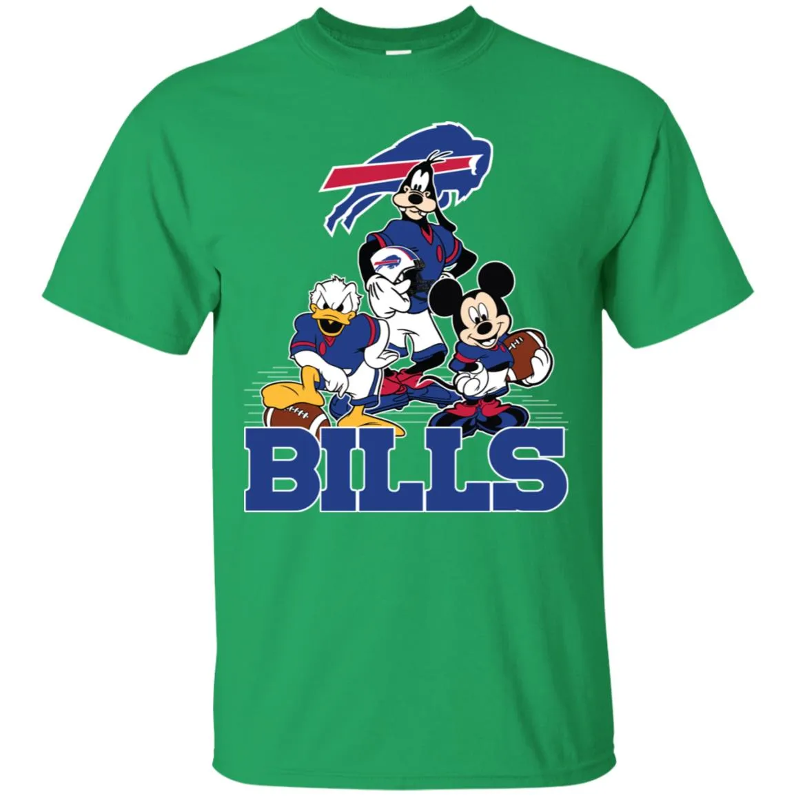 Mickey Mouse Buffalo Bills American Football Nfl Sports Shirt