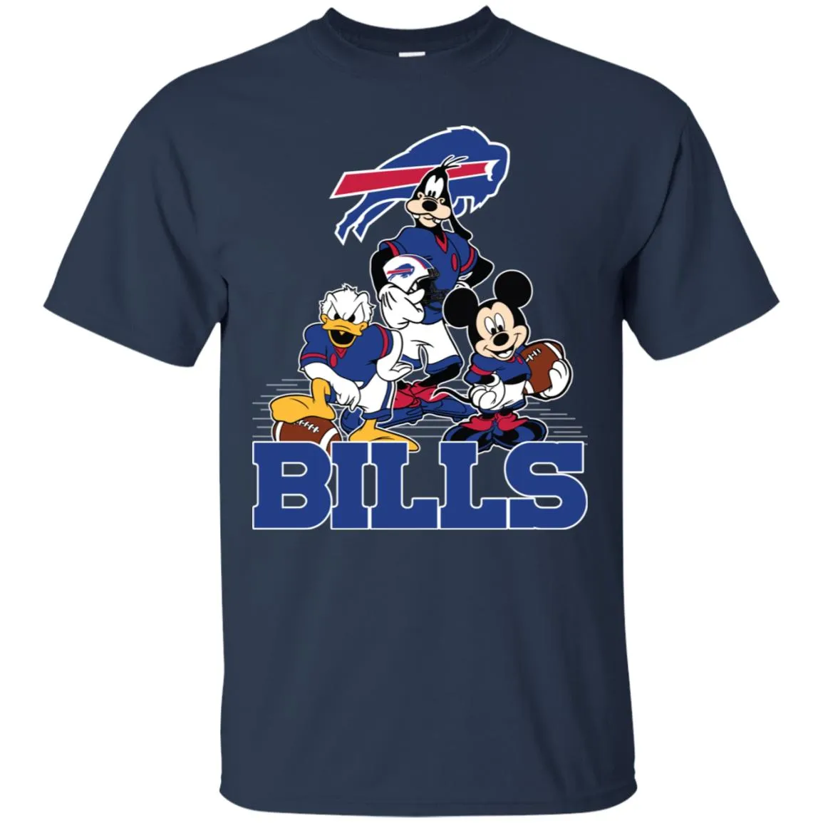Mickey Mouse Buffalo Bills American Football Nfl Sports Shirt