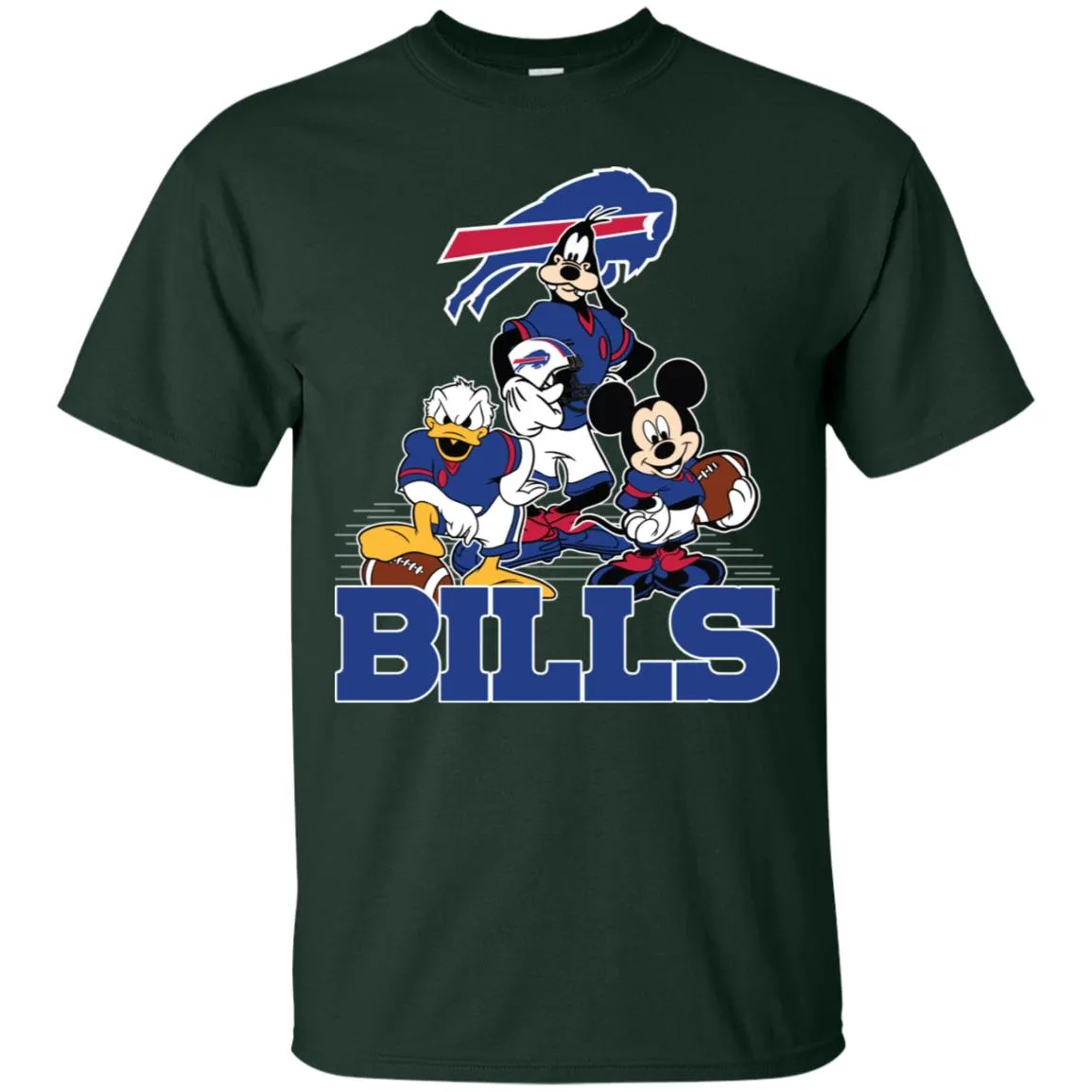 Mickey Mouse Buffalo Bills American Football Nfl Sports Shirt