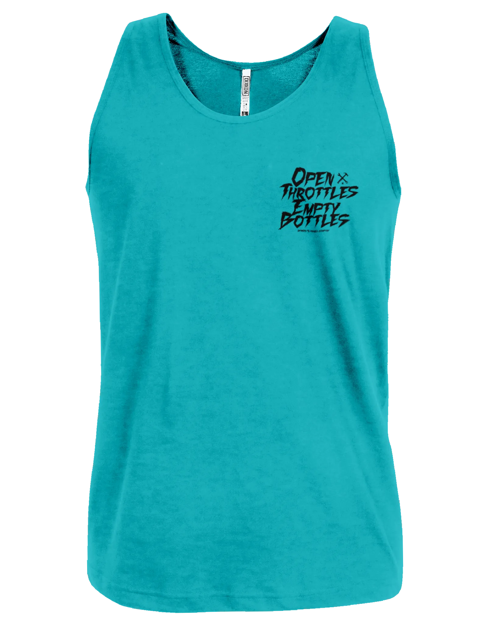 Open Throttles Tank - Tiffany & Black