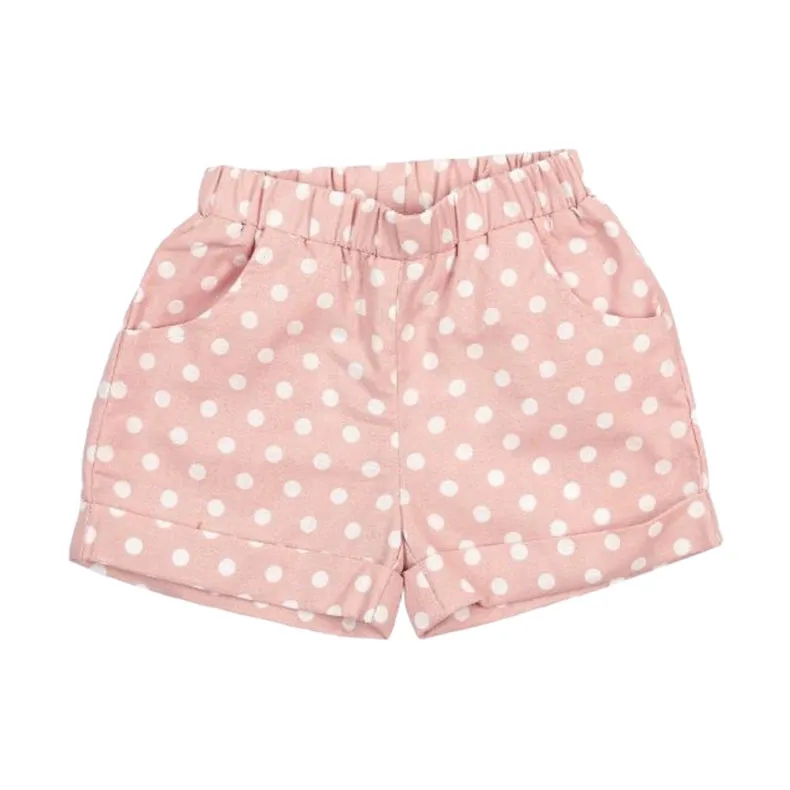Polka Dot Shorts. Pink, Blue