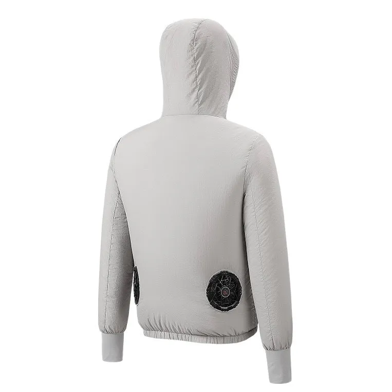 Summer Fishing Jacket Sun-Protective Cooling Fans Jacket with Smart Temperature Control for Outdoor Comfort
