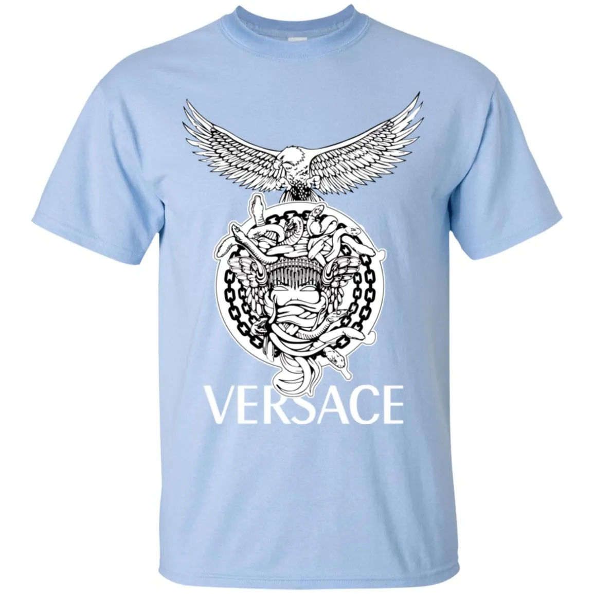 Versace Supervip Logo T-shirt Men Cotton T-Shirt