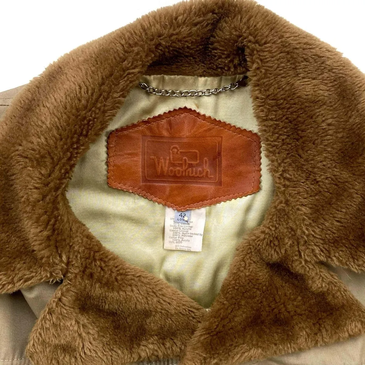 Vintage Woolrich Sherpa-Lined Trench Coat