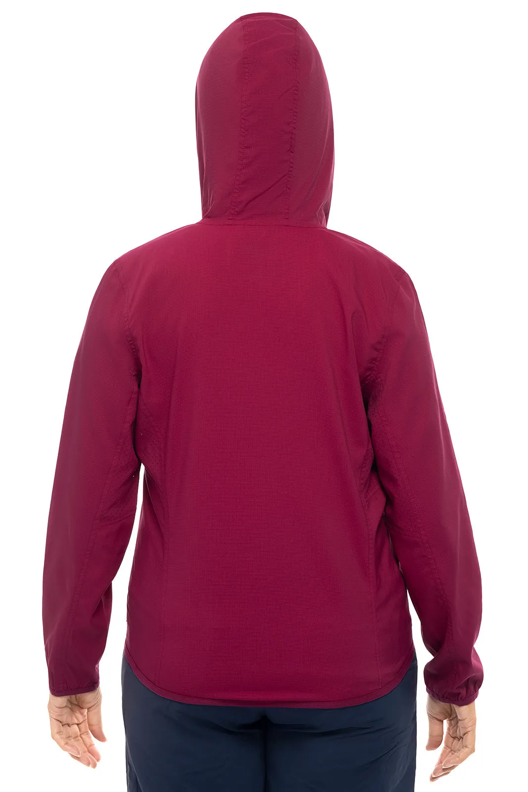 Women's Arcadian Packable Sunblock Jacket  |  Red Crush
