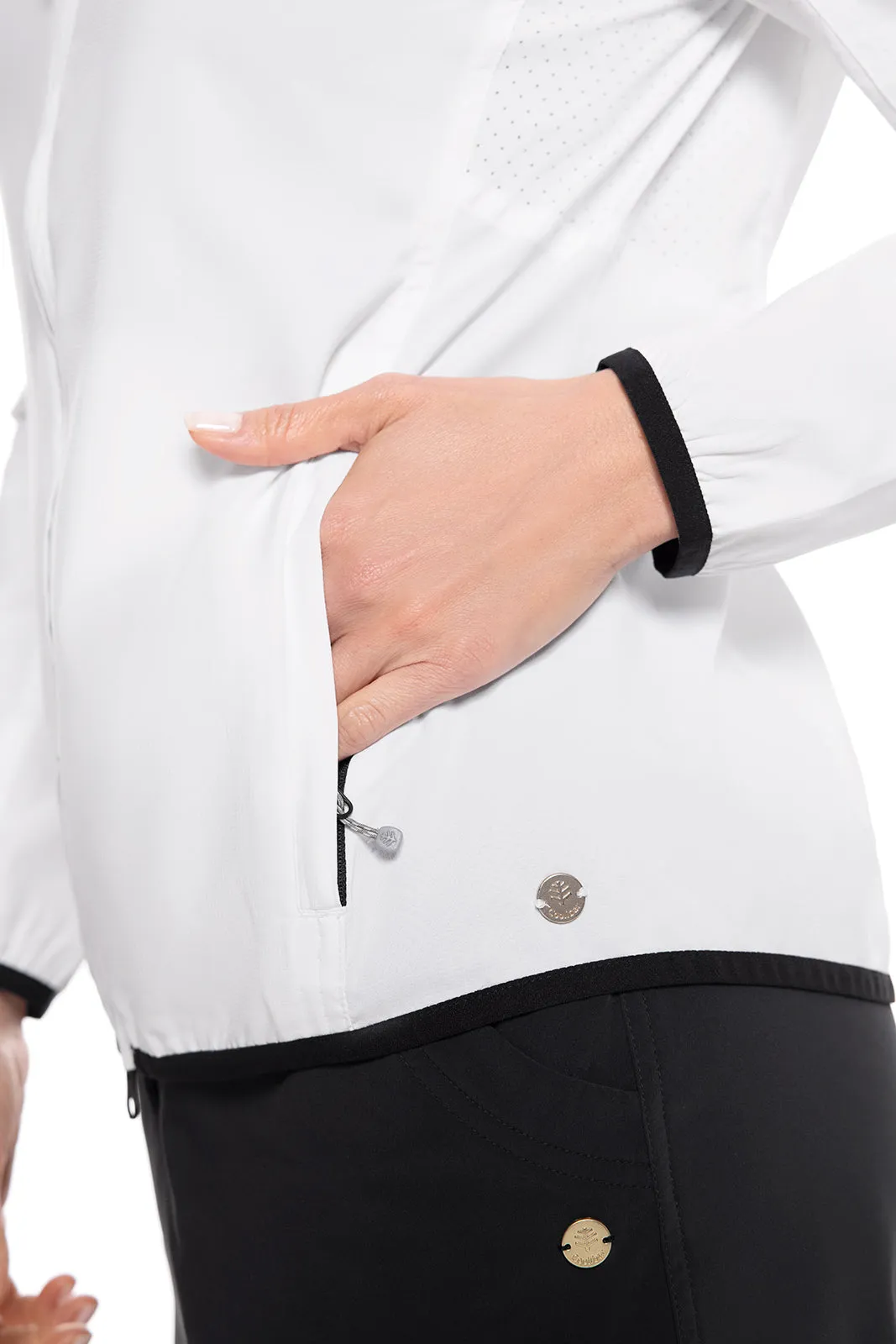 Women's Arcadian Packable Sunblock Jacket | White